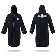 Doctor Who Time Lord Black Hooded Cotton Bath Robe